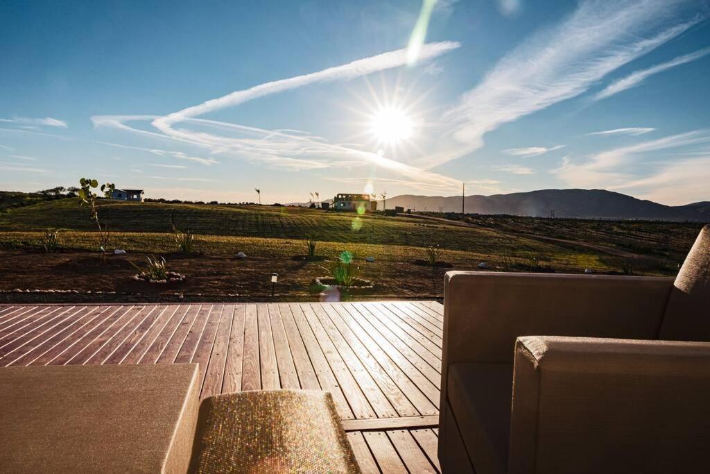Cabana El Alamo Con Jacuzzi Villa Valle de Guadalupe Exterior photo